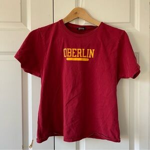 Champion Red Oberlin T-Shirt